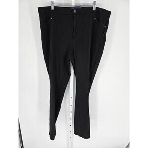 Not Your Daughter's Jeans Women's Black High-Rise Skinny-Leg Jeans Size 18W